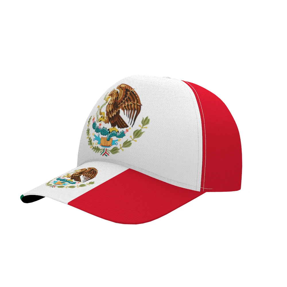 The United States Of Mexico Baseball Caps Custom Name Logo Hat Mex Fishing Travel Spanish Nation Mexican Flags Photo Headgear