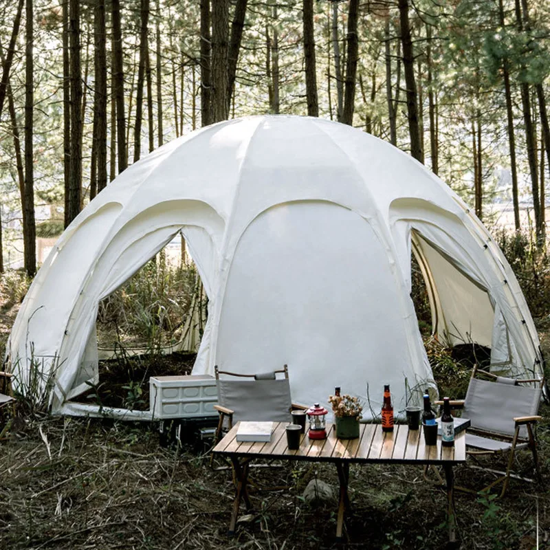 Luxe Outdoor Halve Bol Tent Met Sky View, Zonnescherm En Regen Bescherming Koepel Campingtent Met Sterrenhemel Uitzicht