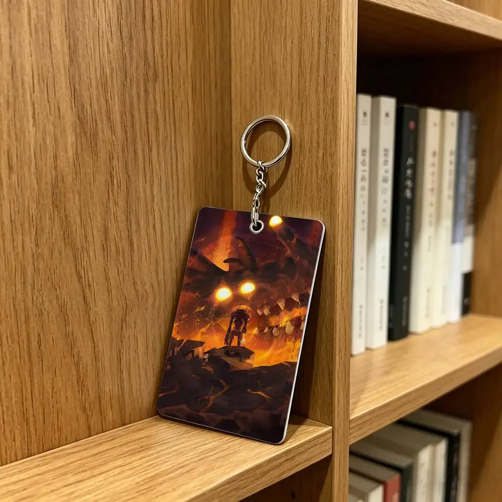 Hot Game S-Subnautica 2 Badge Holder Keychain For Bank Business Work Card Holder Student Card Protective Case Bus Card view 6
