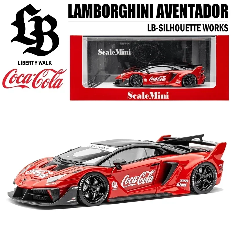 1:64 LP700 GT EVO modelo de carro de resina modificada de corpo largo eixo de compressão de liga modelo de carro de simulação em miniatura ornamentos para adultos,