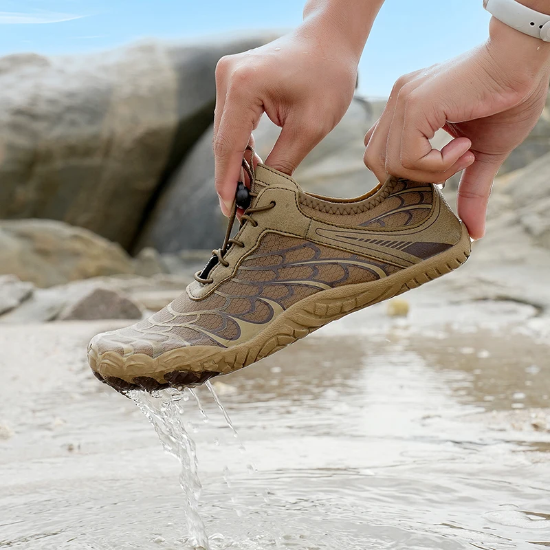 

Обувь для водных видов спорта Barefoot Aqua для мужчин и женщин - быстросохнущая, дышащая, противоскользящая - для пляжа, плавания, серфинга, водных видов спорта