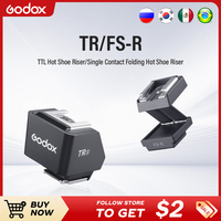 Godox TR TTL Hot Shoe Riser Compatible with Canon E-TTL II, Nikon i-TTL, Sony, OM System and Panasonic TTL systems