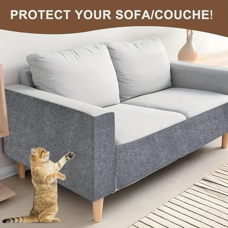 Karpet Berperekat Dapat Dipangkas Papan Goresan Kucing Sofa Anti Goresan Kucing Diy Papan Goresan Kucing Sofa Pelindung Cakar Pertajam