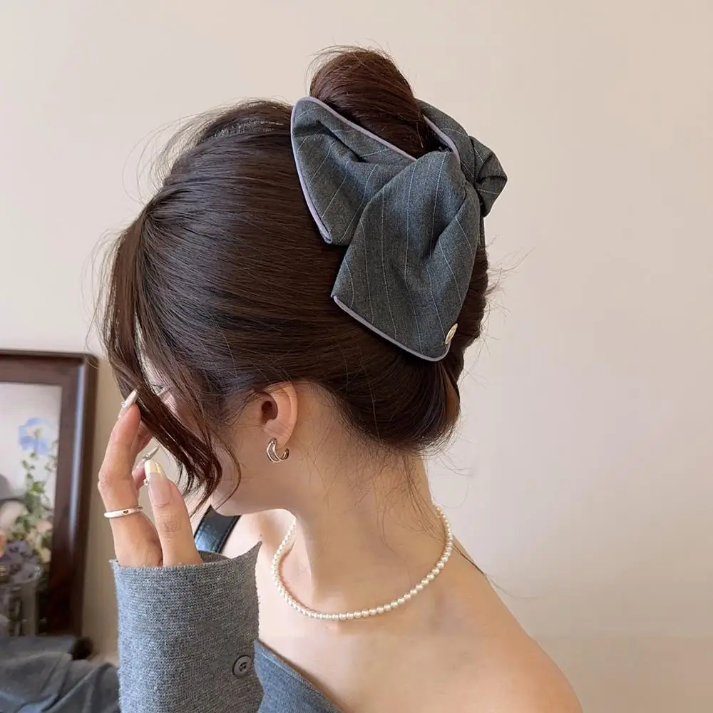 

Square Scrunchies Twill Triangle Hair Claw Clip Non-slip Thick Hair Hoop Ponytail Holder Golden Label DIY Elegant Hair Rope