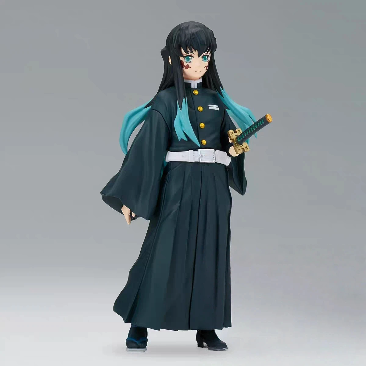 

New Anime Demon Slayer Blade Shou House Ichiro Shimizu Gk Battle Scene Statue Box Handmade Model Holiday Surprise Gift