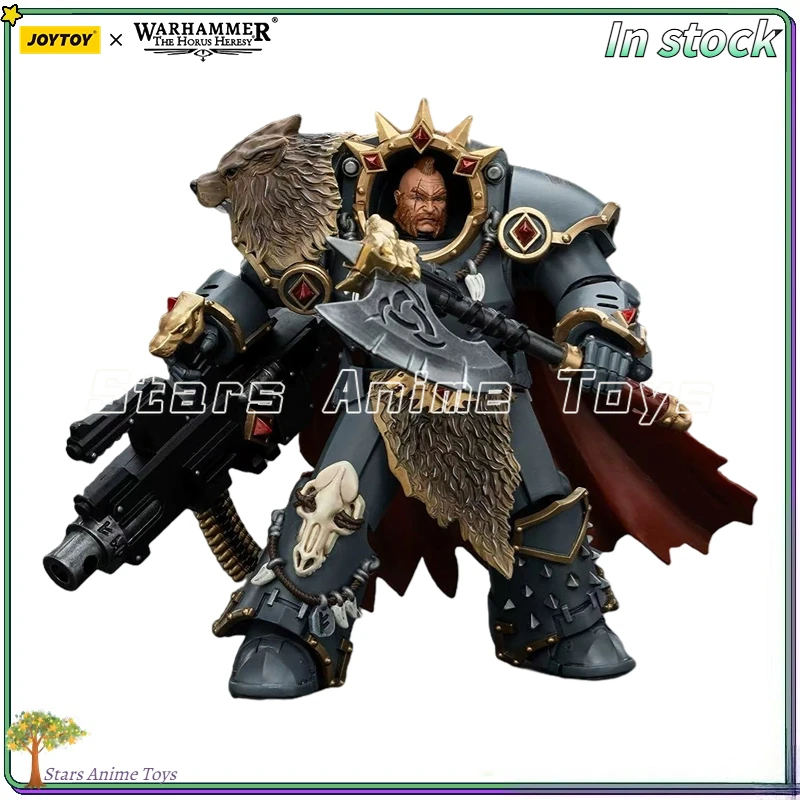 

1/18 Action Fique JOYTOY Warhammer The Horus Heresy Space Wolves Игрушка Hvarl Red-Blade