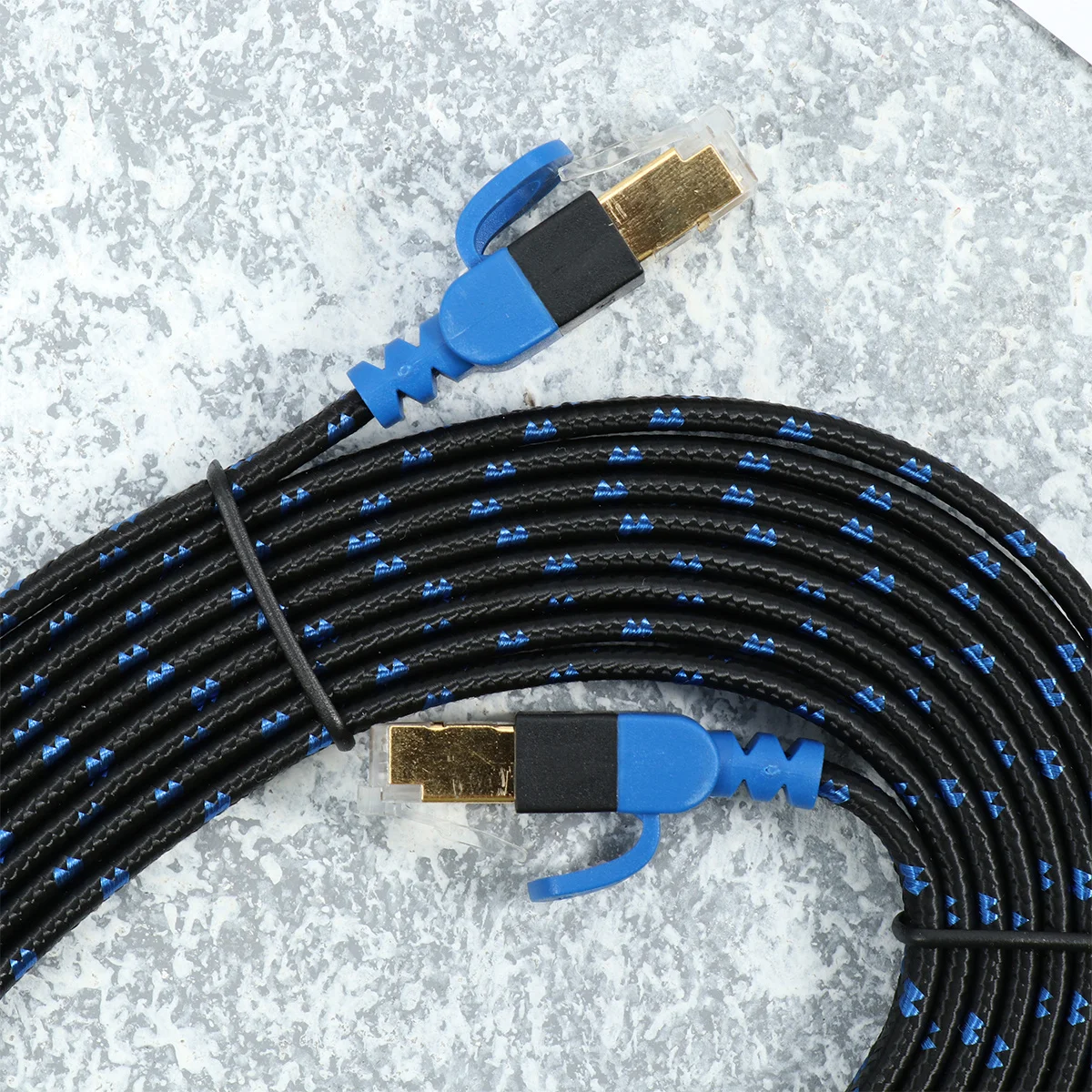 

8 Meters Cat7 Ethernet Cable Double Shielded 10Gbps High Speed Lan Network Cord For Router Nas Pc Server Poe Devices Nylon