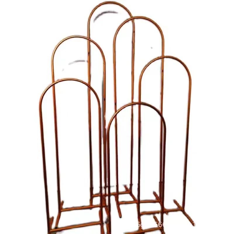 

Manufacturer production and wholesale wedding wrought iron six-piece set versatile modeling stage background ornament