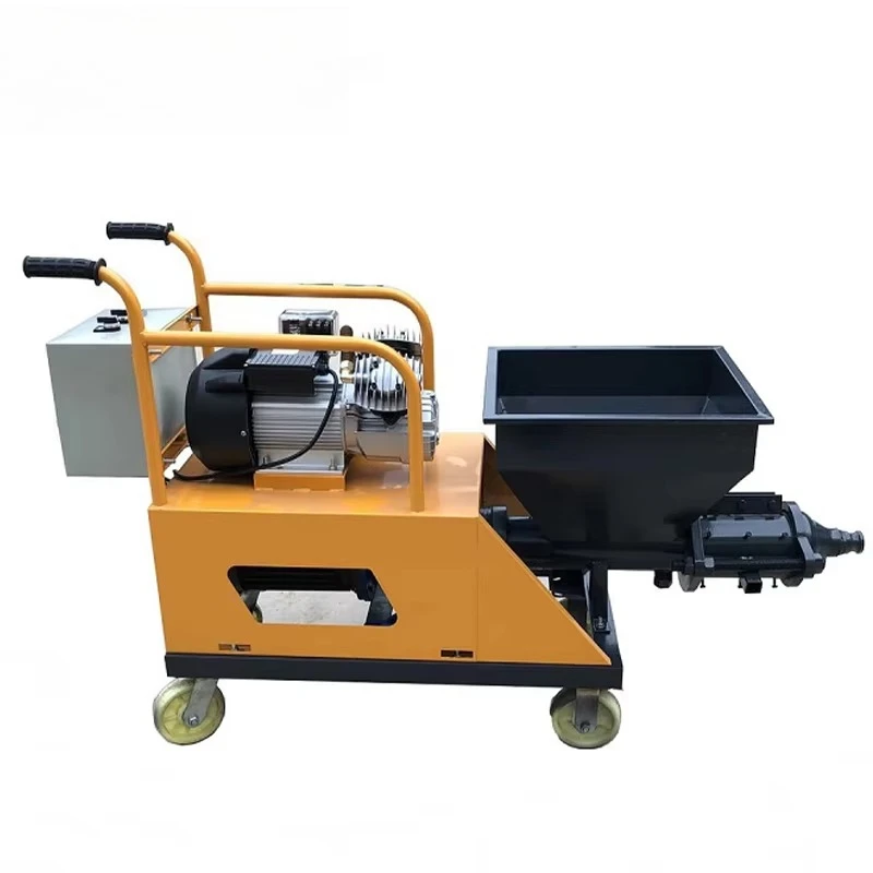 Multifunctional Mini Stucco Pump Cement Sand Mortar Spraying Machine Cement Mortar Spraying Machine for Wall Plastering view 2