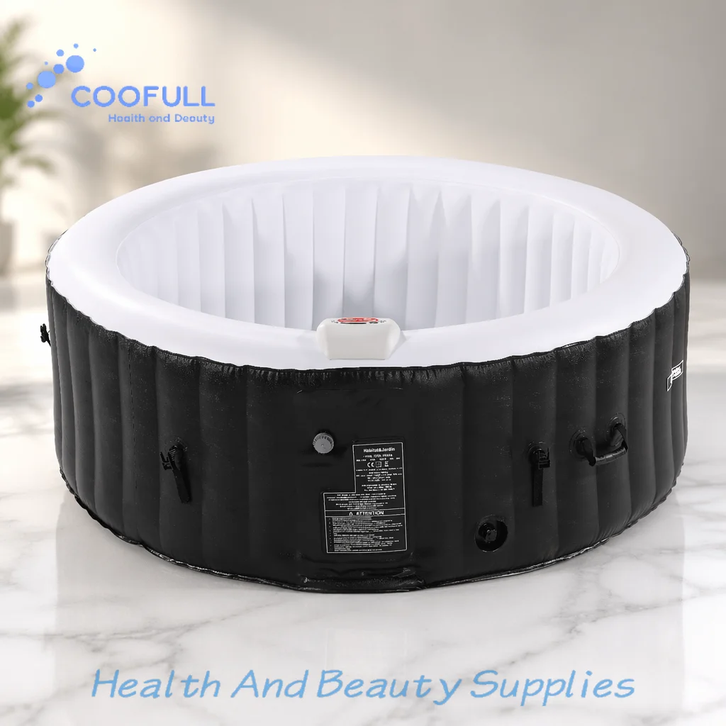 Coofull Sunshine Outdoor Inflatable Mini PVC Adult Free Standing Bathtub Hot Tub Spa Modern Massage