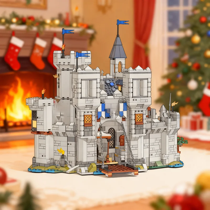 

1611pcs MOC Castle Horse Knight Extended Edition Model Building Toy Blocks Architecture Christmas Gifts Idea Education Kids