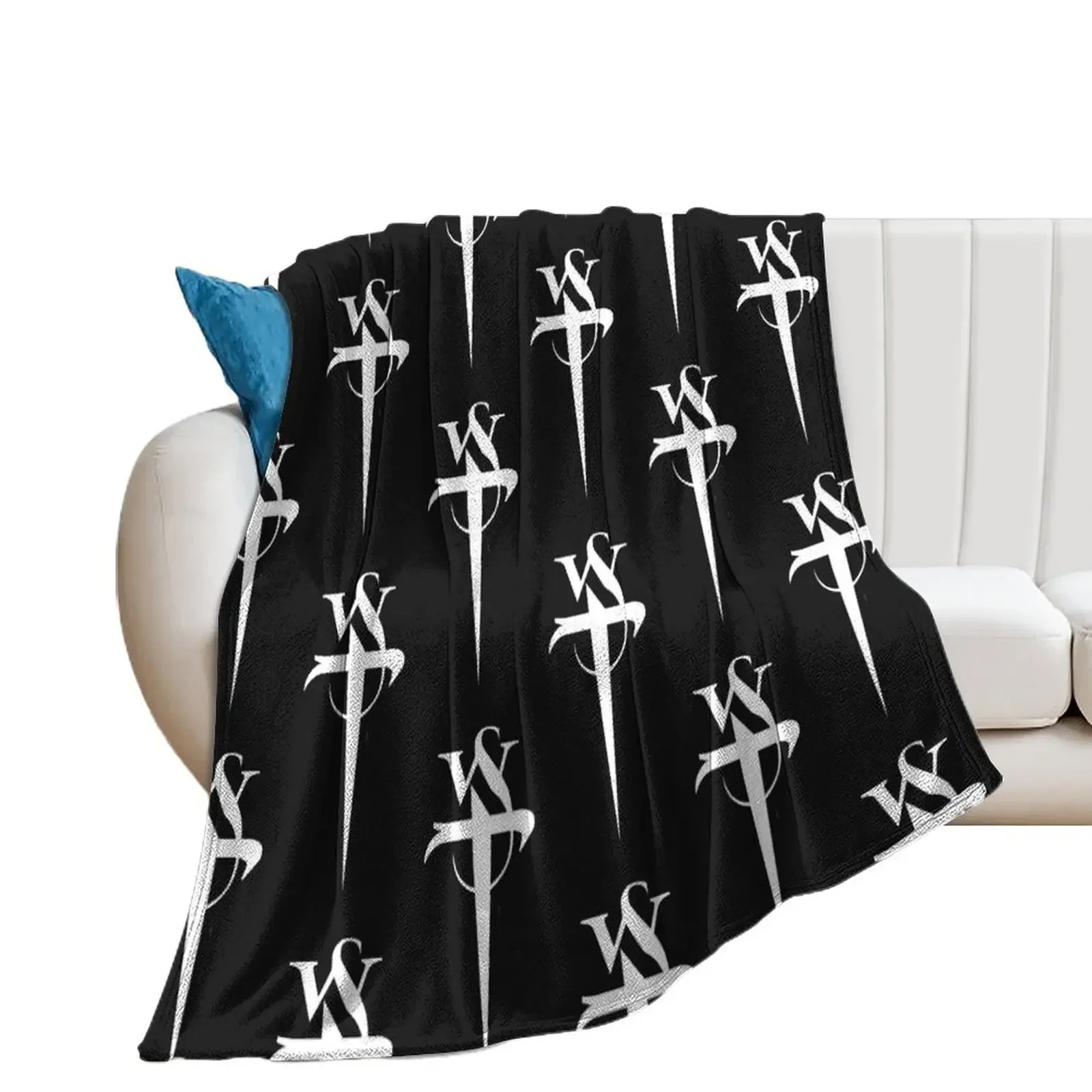 Stabbing Westwared Classic Dagger Logo Throw Blanket For Decorative Sofa christmas decoration Decorative Sofas Blankets