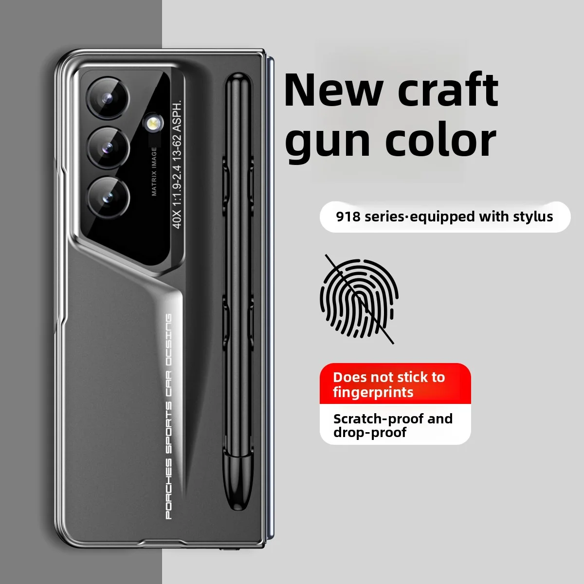 

Для Samsung Galaxy Z Fold7 Чехол Жесткий ПК AG Матовый с закаленным стеклом Пленка Ручка Защитная задняя крышка Чехол Для Z Fold 7 6 5 Shell