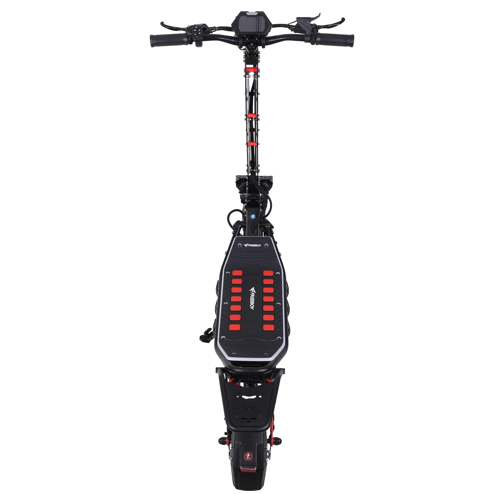 FREEBOY H10 Klappbarer Elektroroller 6000W Doppelmotor 60V28AH Lithium-Batterie Hydraulische Bremse 75km/h E-Scooter Abnehmbarer Werkzeugkasten 12-Zoll-Reifen All-Terrain Offroad E-Scooter für Erwachsene – Detail 13