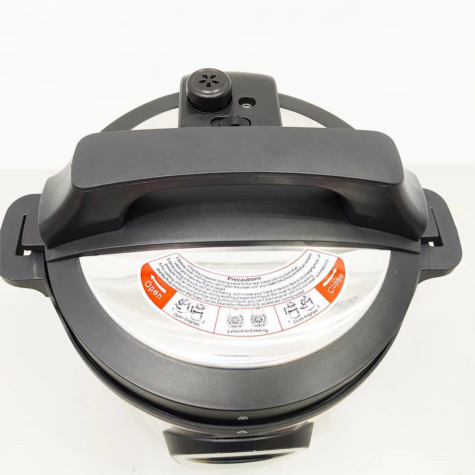 Household Electric Pressure Cooker 6L Smart Touch Screen Panel One-key Exhaust All-plastic Anti-scald