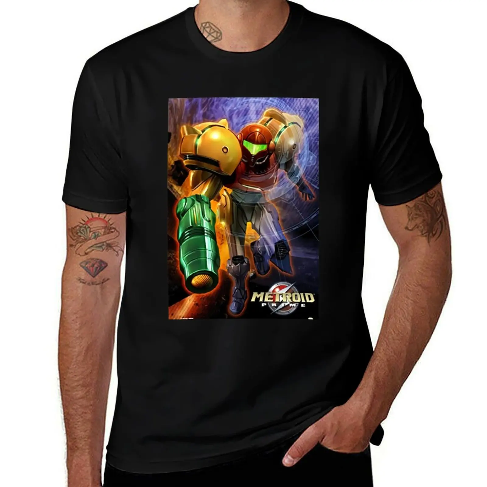 Metroid Prime T-Shirt Casual Streetwear Short Sleeve Tee