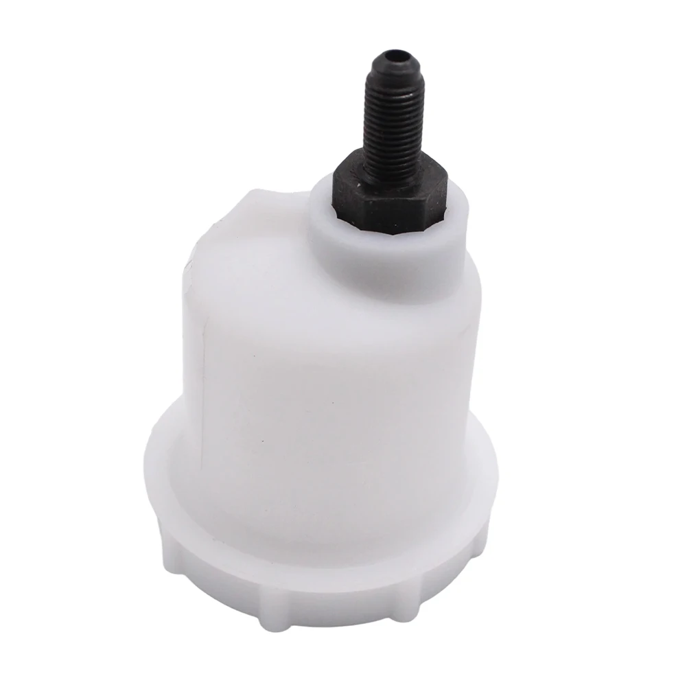 Car Brake Fluid Reservoir Tank and Clutch Hydraulic Reservoir with 7/16 Inch Threaded Connection and 60mm Diameter Base