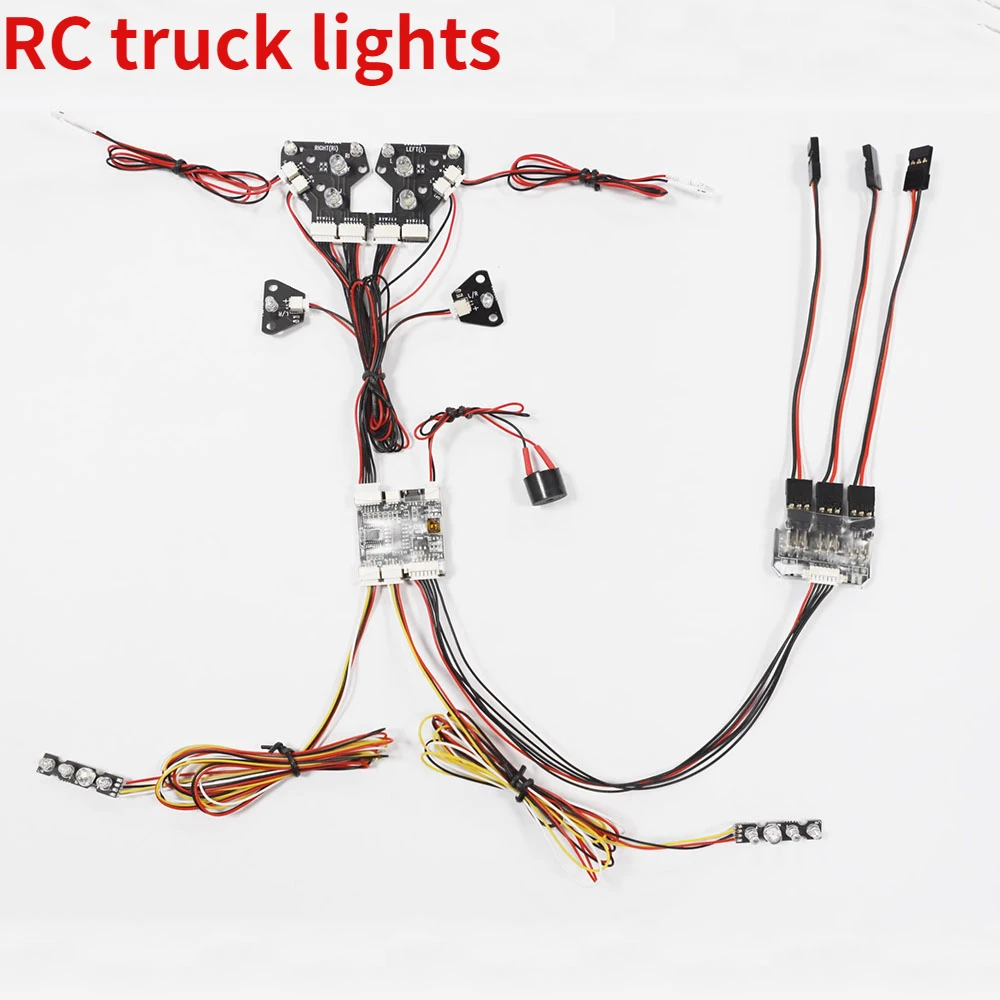 RC 1/14 K3363 Hydraulic Dump Truck Light Set RC Truck Light Accessories Control Panel KABOLITE K3363