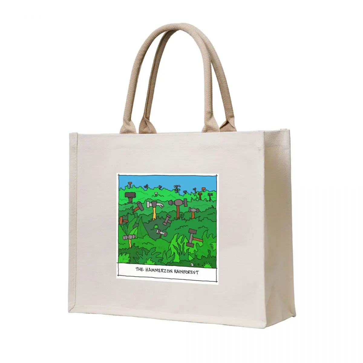 

Rainforests of the World - The Hammerzon Tote Bag bag luxury women Shopper Reusable bags Customizable tote bag