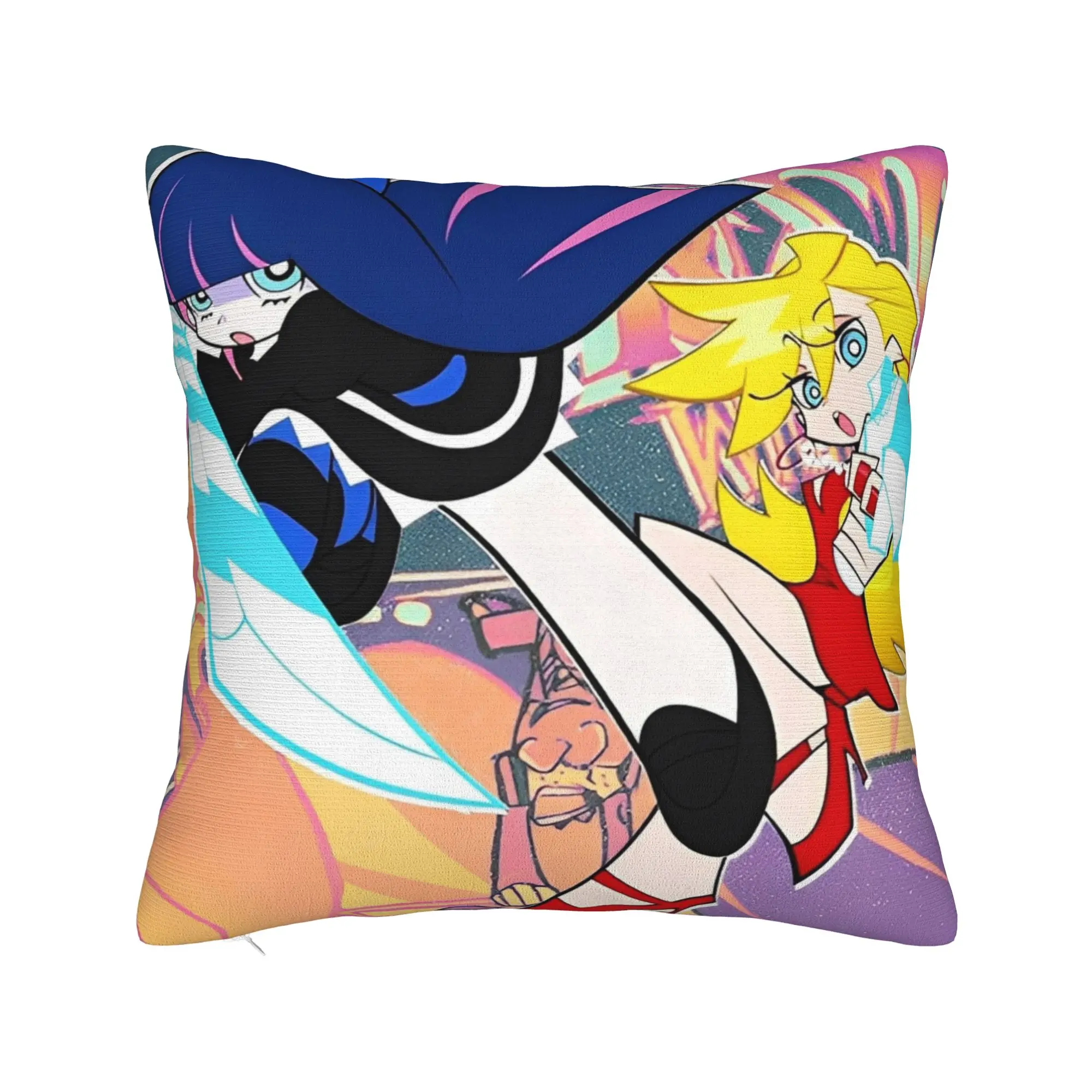 Panty Stocking with Garterbelt Square Pillow Case Angles Cushion Covers Creative Polyester Decor Pillowcover for Sofa 40*40cm