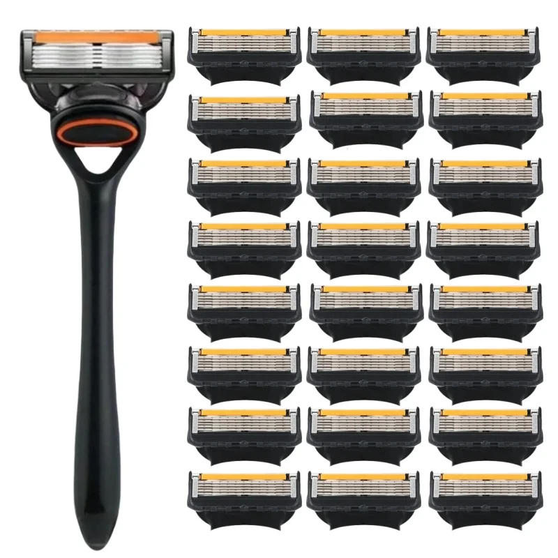Shaver Brand New Design Men Razor Shaving Five Layer Shaver Reusable Razor Imported Blade Multi Tool Head Change