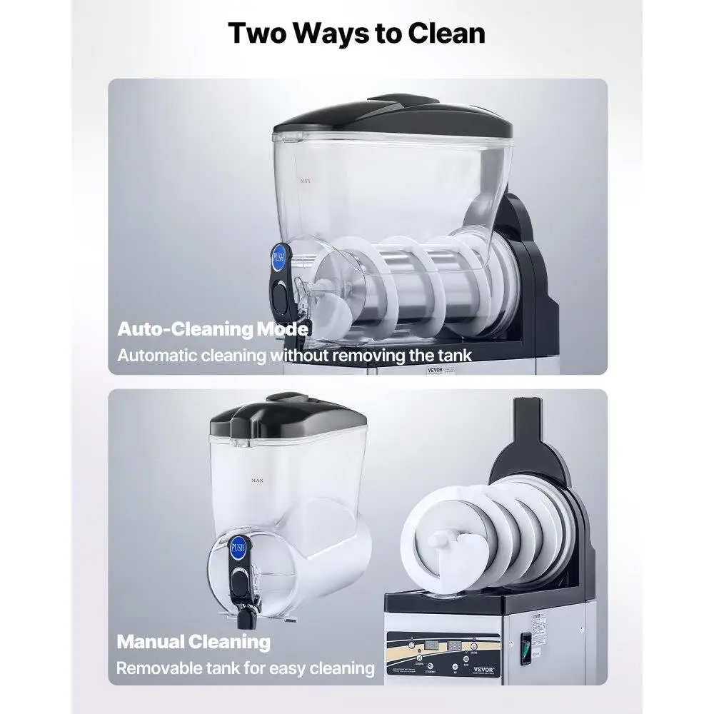 ماكينة صنع السلوشي التجارية سعة 15 لترًا من مارغريتا عصير المجمدة للعصائر والسلشيات