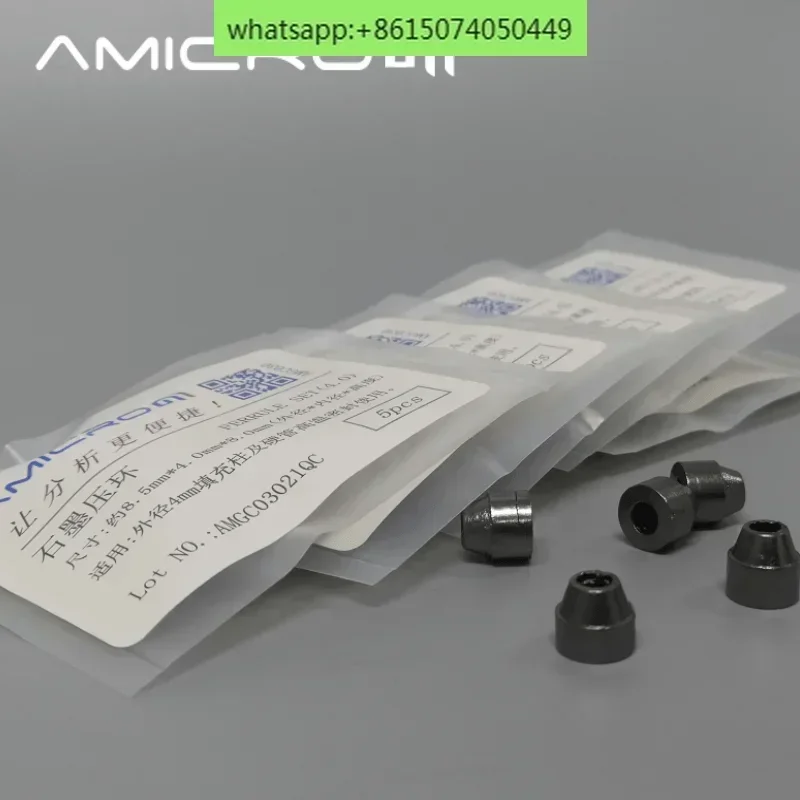 

Gas chromatography gasket, small and large caliber capillary column packing column, 3mm conical gasket