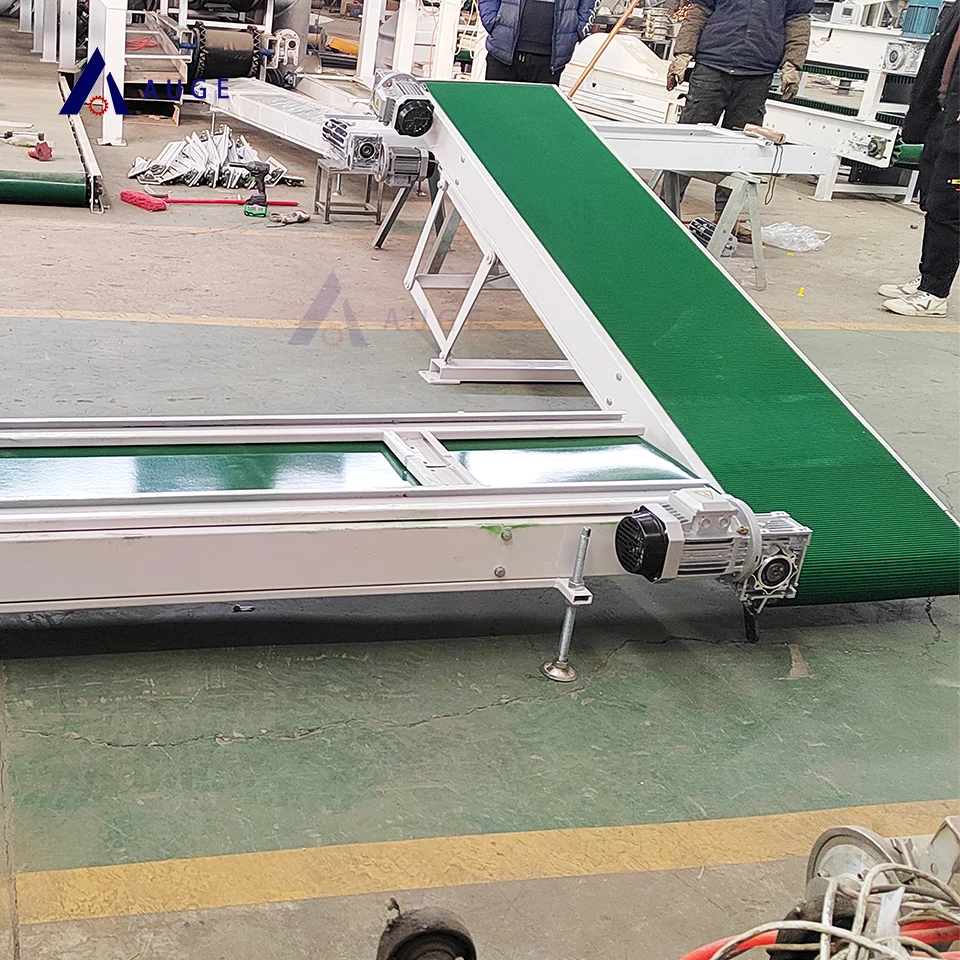 Flat Conveyor Belt For Bags Convenient Mini Conveyor Belt Machine Movable Structure Mesh Belt Conveyor