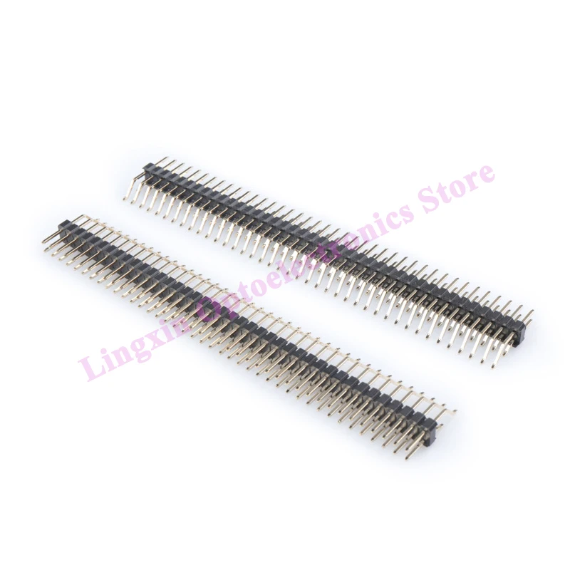 2.54MM spacing SMT horizontal patch double row pin header 2*2/3/4/5/6/7/8-40P horizontal patch pin header