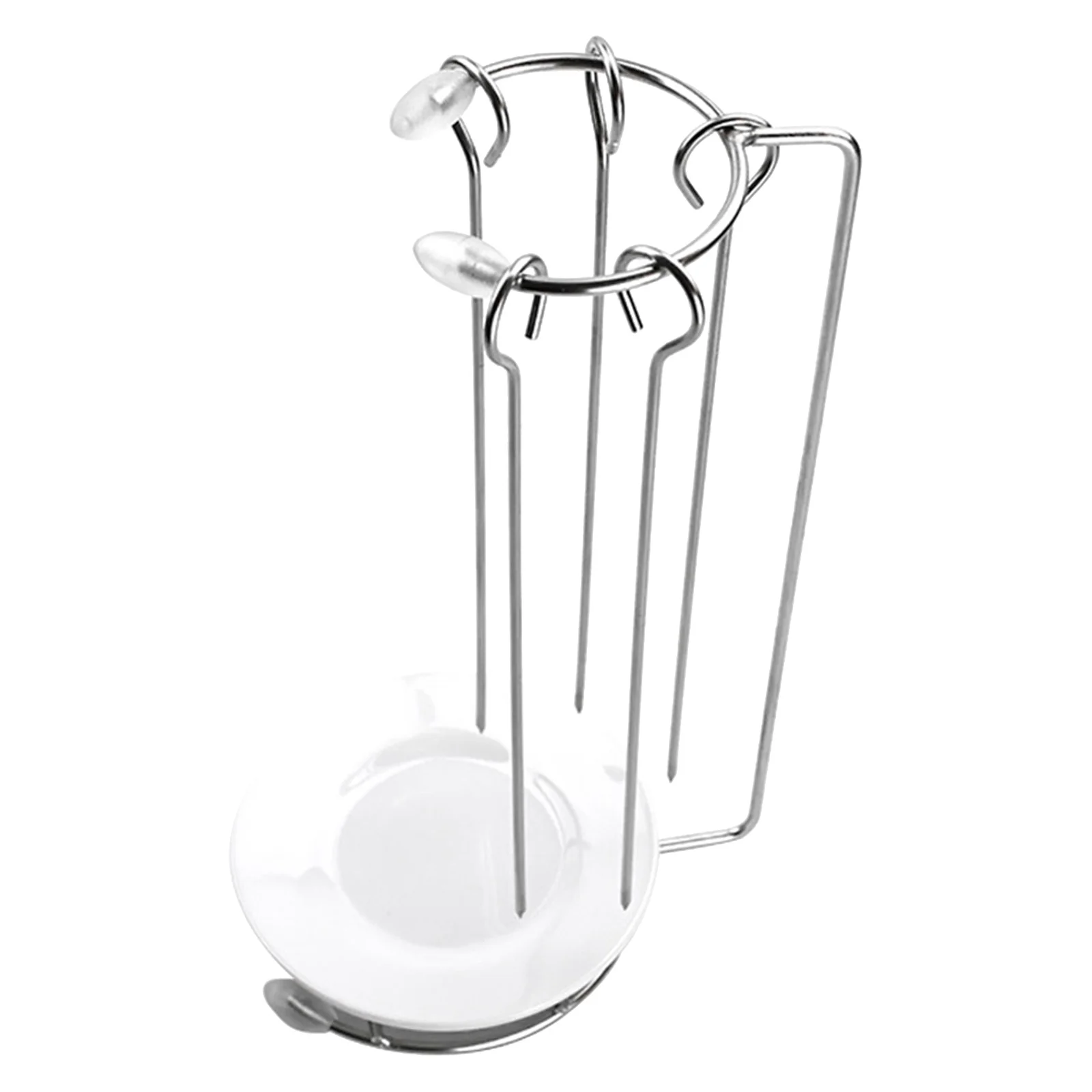 

1 Set Stainless Steel Bbq Skewer Stand 5 Skewers Drip Tray Outdoor Grilling For Meat Chicken Vegetables Cooking Grill Food Rack