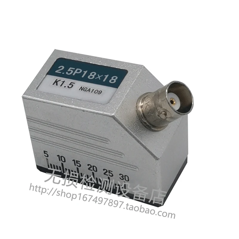 Ultrasonic Angle Probe 2.5P18X18K1.5 Non-Destructive Testing UT Flaw Detector Probe Transducer