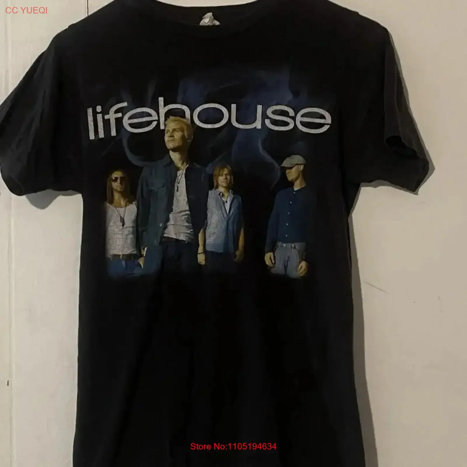 lifehouse 2010 tour shirt vintage Washed designer clothes Comfortable homme Top For Everyday Wear Stylish fashion vintage
