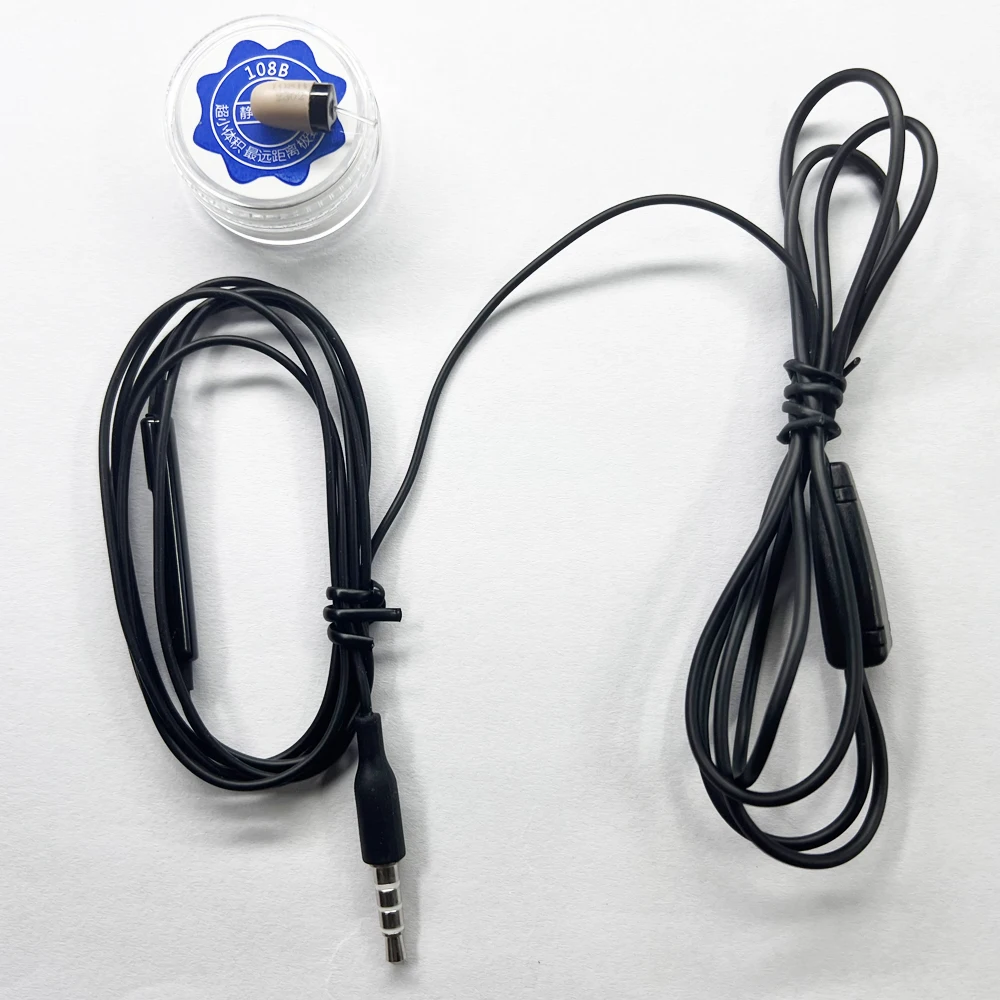 3.5mm Standard Wire Neckloop For Cell Phones Work With Wireless earpiece Mini Earphone Headsets