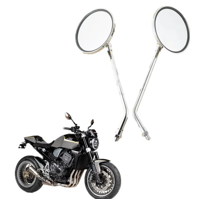 

For Honda CB750 CB500 CB1000 CB900 CB650 Chrome Motorbike Rear View Mirror Motorcycle Acsessories Side Mirrors Round