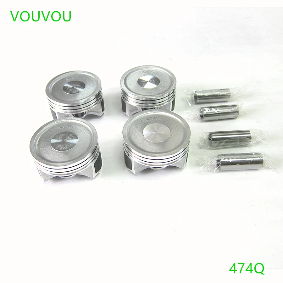 Car accessories 474Q-11-102 engine parts piston set for Haima 2 M3 M5 M6 s5 all 474Q 1 car all 4