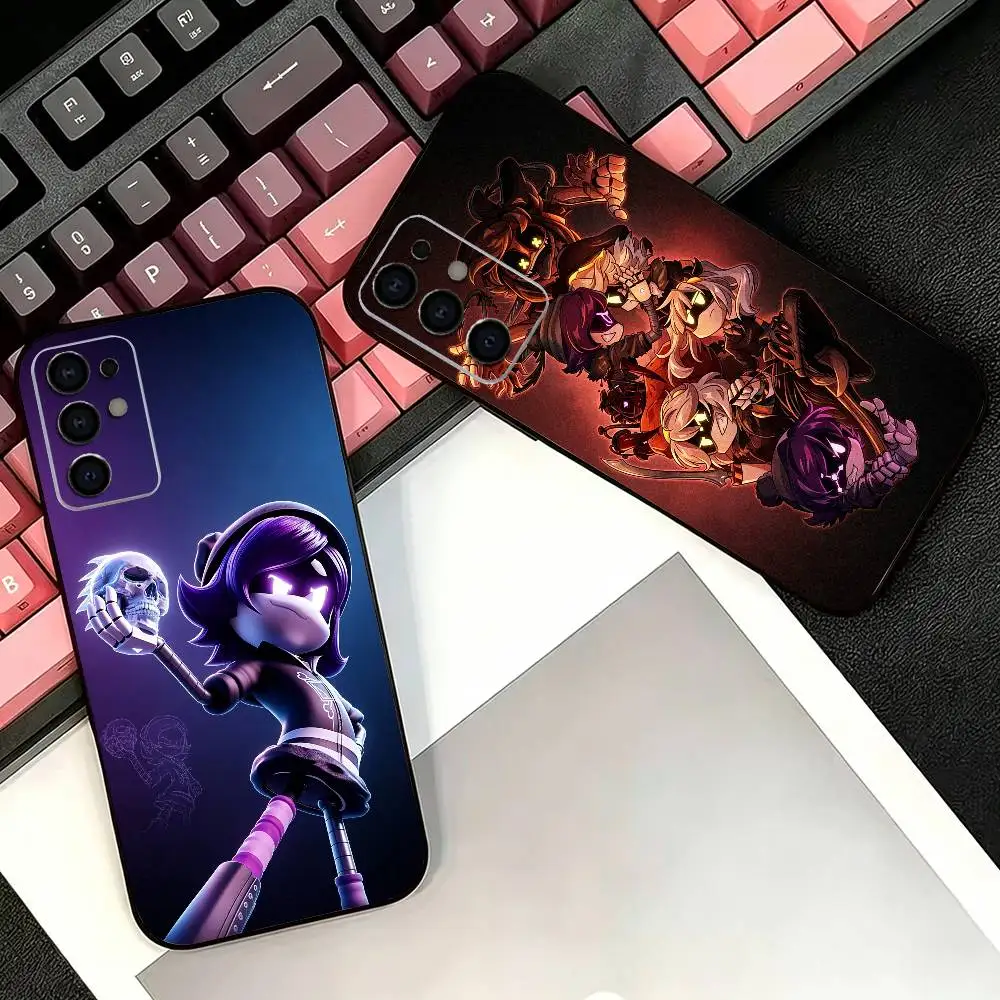 Cartoon M-Murder Drones Uzi Phone Case For Samsung S26,25,24,21,22,21,20,10,9,8,7,6,5,Ultra,Plus,Fe,Lite Black Shell
