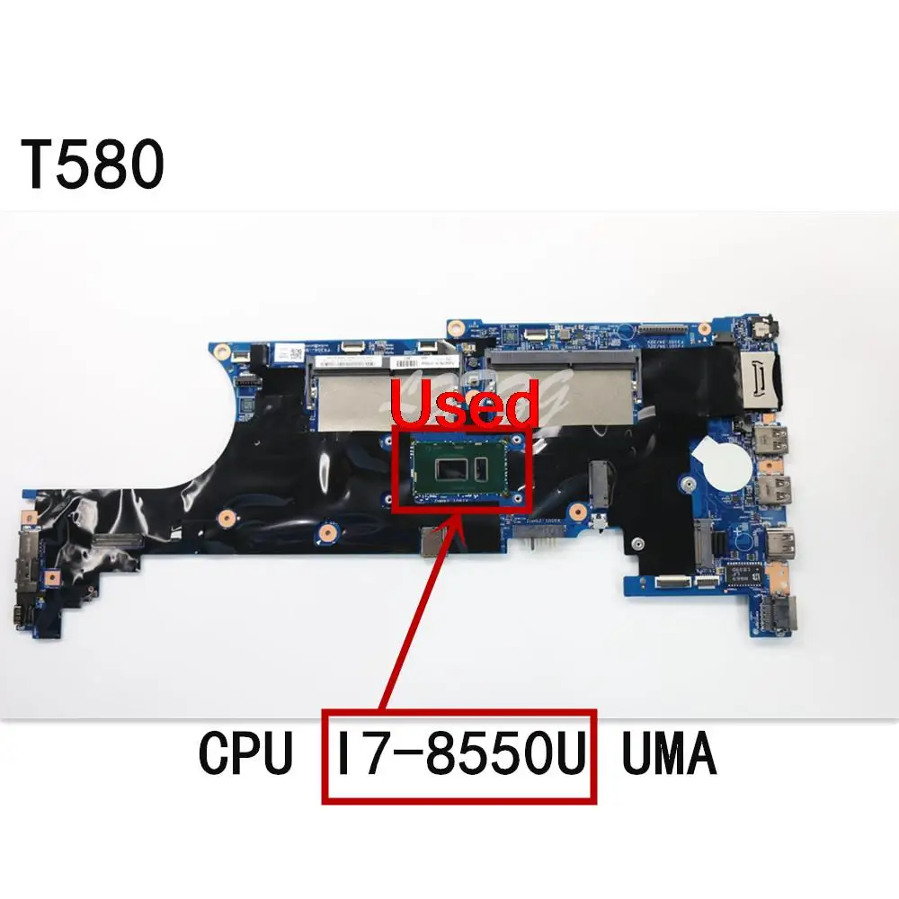 

Used For Lenovo ThinkPad T580 Laptop Motherboard Main Board CPU I7-8550U UMA FRU 01YR244 01YR245 01YR274