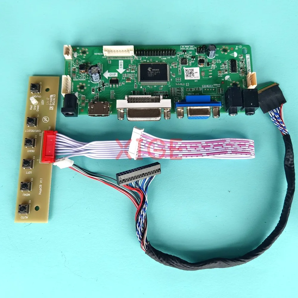 

Плата драйвера контроллера для LTN133AT16-301 LTN133AT16-S01 DIY Kit, панель для ноутбука LVDS, 40 контактов, DVI, VGA, HDMI-совместимый, 1280x800 13,3 дюйма
