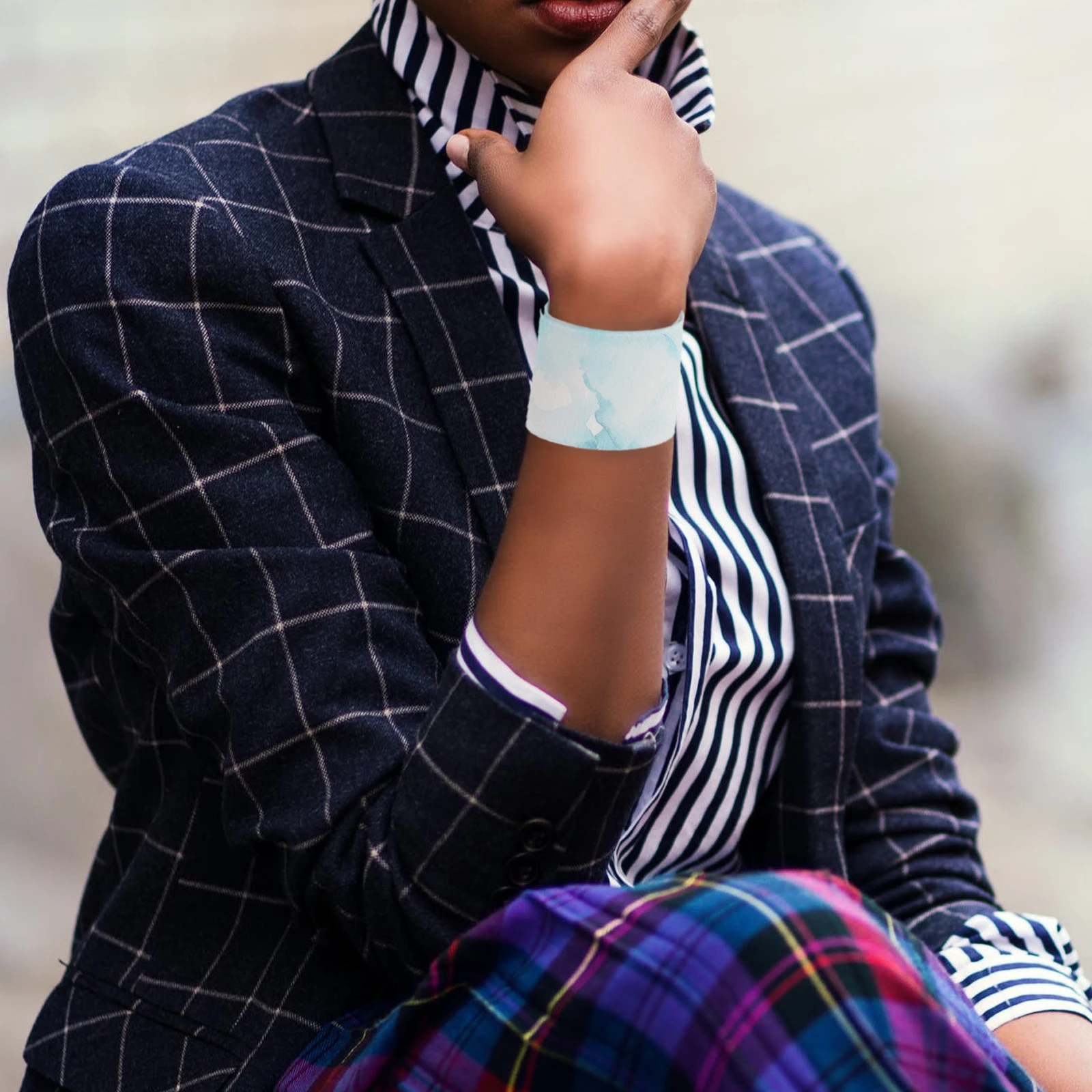 

30pcs Pure White Slap Bracelets Kids DIY Craft Supplies Blank Halloween Christmas Accessories Paintable Wristbands