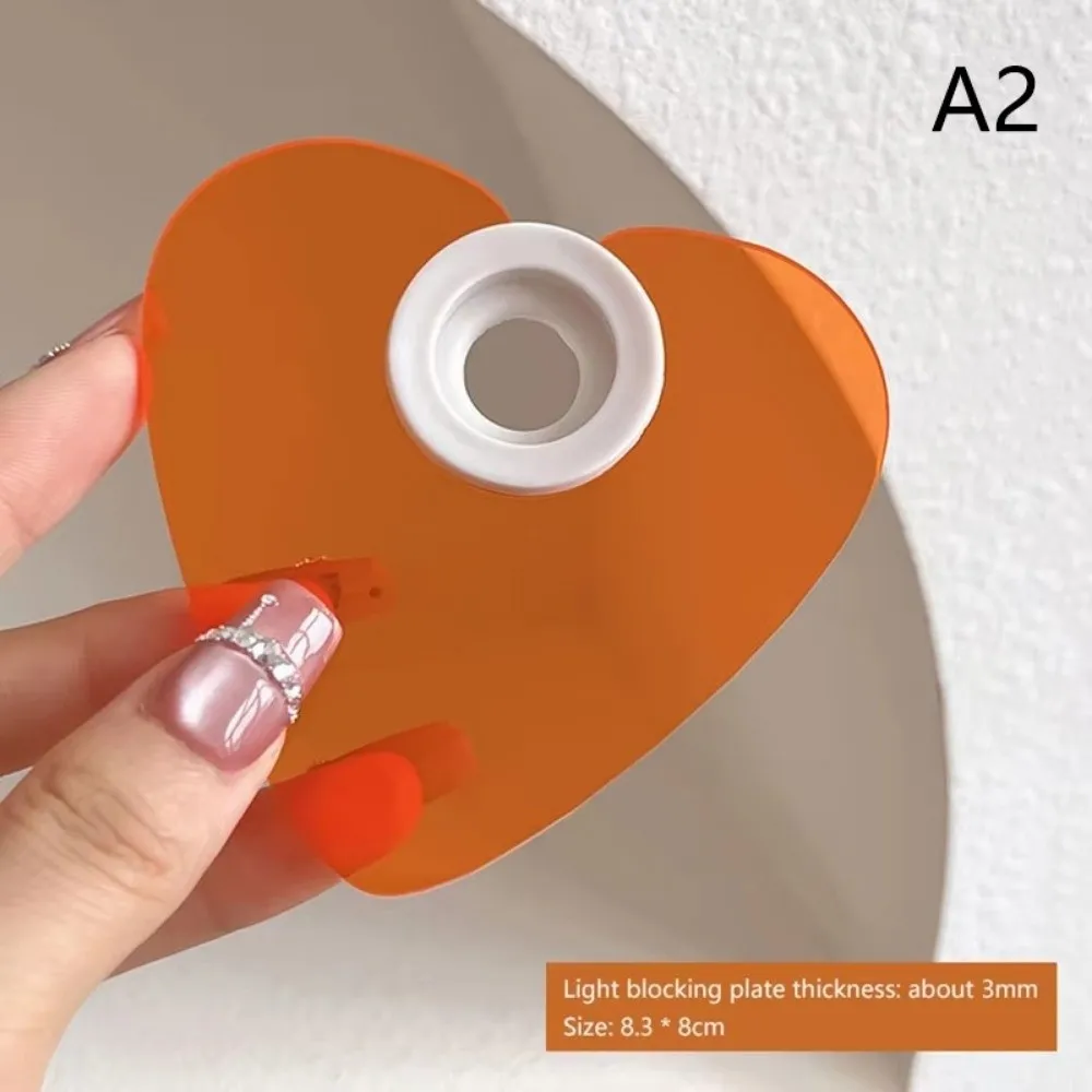 Deflettore acrilico che blocca la luce Anti-luce blu Addensare Piastra blocca le unghie Occhiali protettivi per lampada UV per unghie a forma dritta