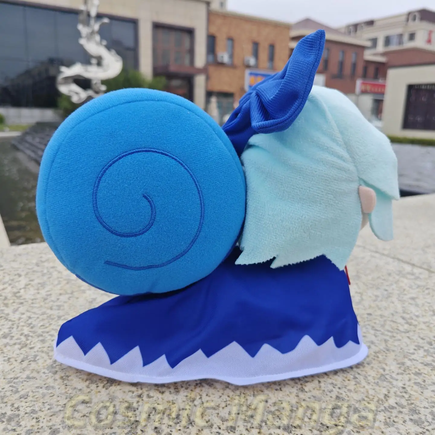 

Halloween Gift Cute Cirno TouHou Project FUMO Anime Cartoon Snail Series Sitting Throw Pillow Cosplay Kawaii Xmas Gifts