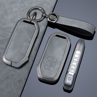 7 Buttons Zinc Alloy + Leather Car Key Case Cover for Kia 2024 Sportage 2023 Niro Hybrid 2021 Sorento MQ4 2022 EV6 GT-Line K8 V6