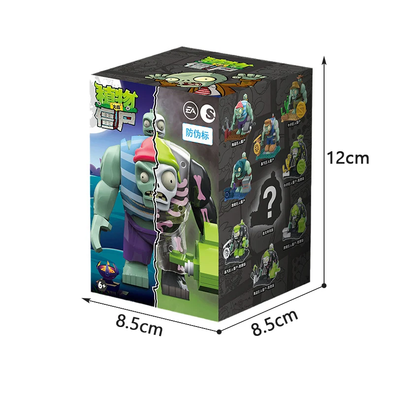 Plants vs Zombies 2 Action Figure Building Block Toys Dark Ages Wild West Pirate Foreman Gargantuar Toys Gift For Kids