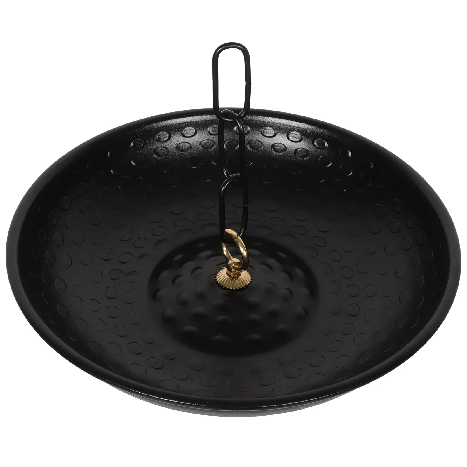 Rain Chain Basin Sturdy Metal Hanging Basin for Rain Chain Villa Roof Rainwater Container Decorative Tray Decorative Tray
