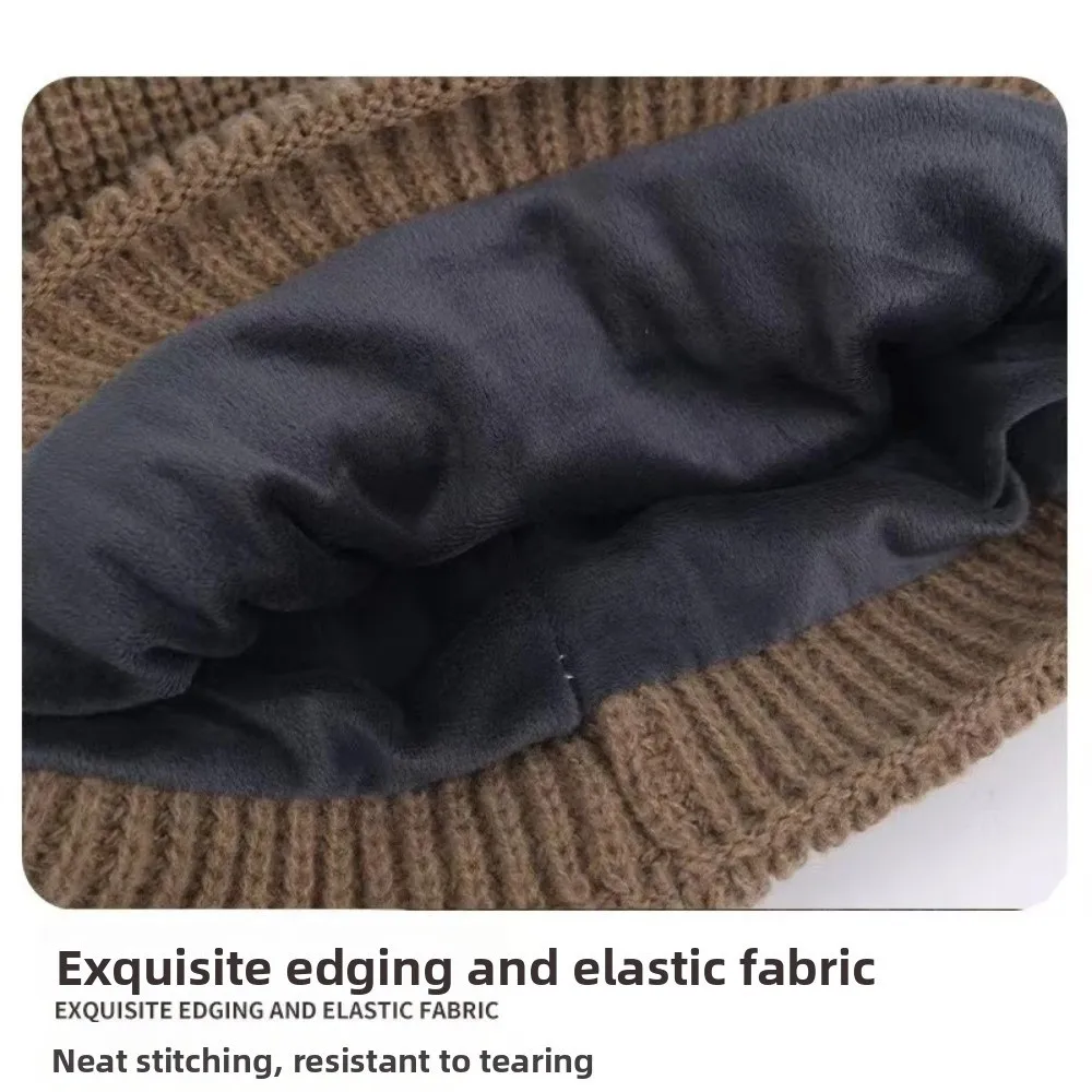 

Cute Autumn and Winter Knitted Wool Hat Warm Niche Design Tide Hat Rabbit Ears Ear Protection Cap Men Women