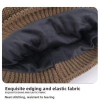 Cute Autumn and Winter Knitted Wool Hat Warm Niche Design Tide Hat Rabbit Ears Ear Protection Cap Men Women