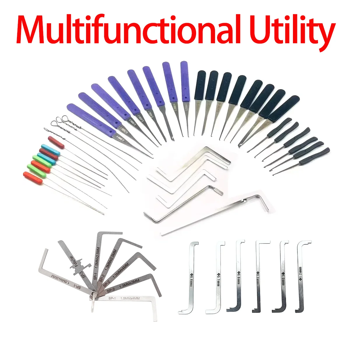 Locksmith Tools Transparent Lock and Tool Combination,Locksmith Learning Kit