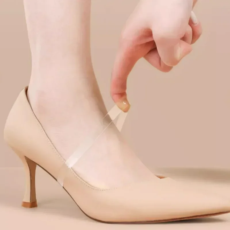 High Heels Fixed Strap Transparent Elastic Sturdy Shoelace Women Shoes Anti Fall Flexible Strap Loose High Heel Stretchable Band