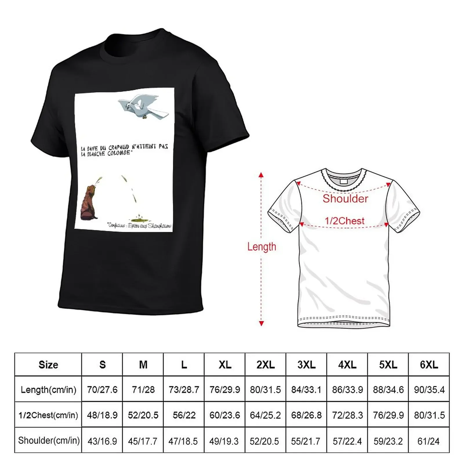 Confucius - The dove and the toad T-Shirt graphics aesthetic clothes plus size clothes mens graphic t-shirts funny