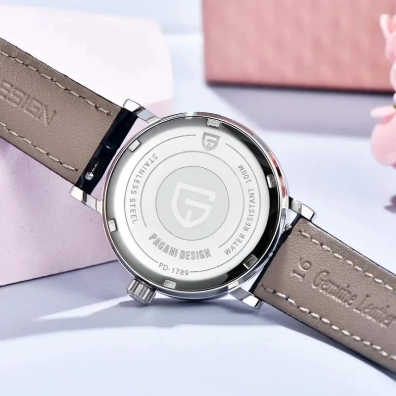 PAGANI DESIGN PD1789 Exquisite Luxury Ladies Wristwatch Japan Movement Sapphire Crystal Leather Strap Fashion Women Quartz Watch view 5